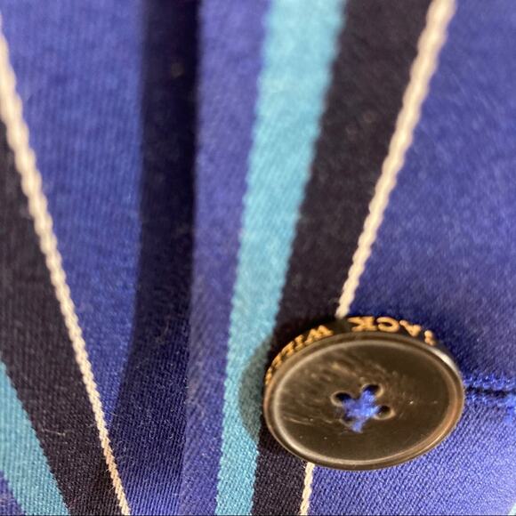 Blue striped boating blazer, NEW Jack Wills Ordway unisex preppy academic jacket - Picture 6 of 10